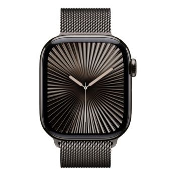 Умные часы Apple Watch Series 10 42 мм, Titanium Case GPS+Cellular, Milanese Loop, Slate (серый/темный)